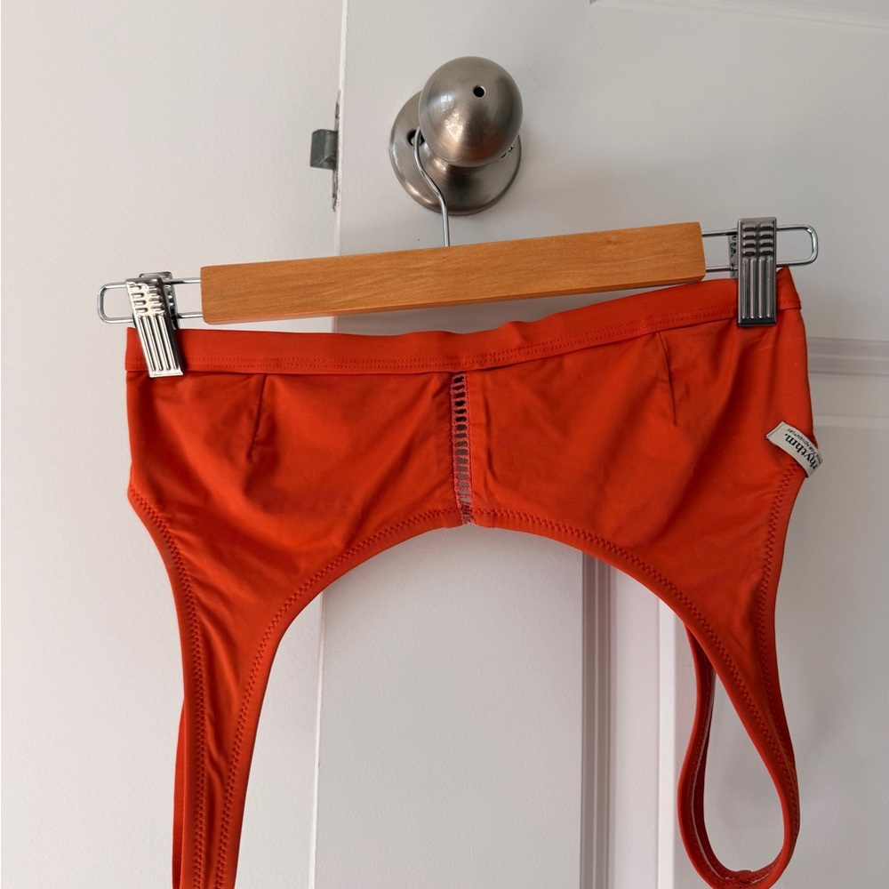 Rythm. Orange Bikini Top small